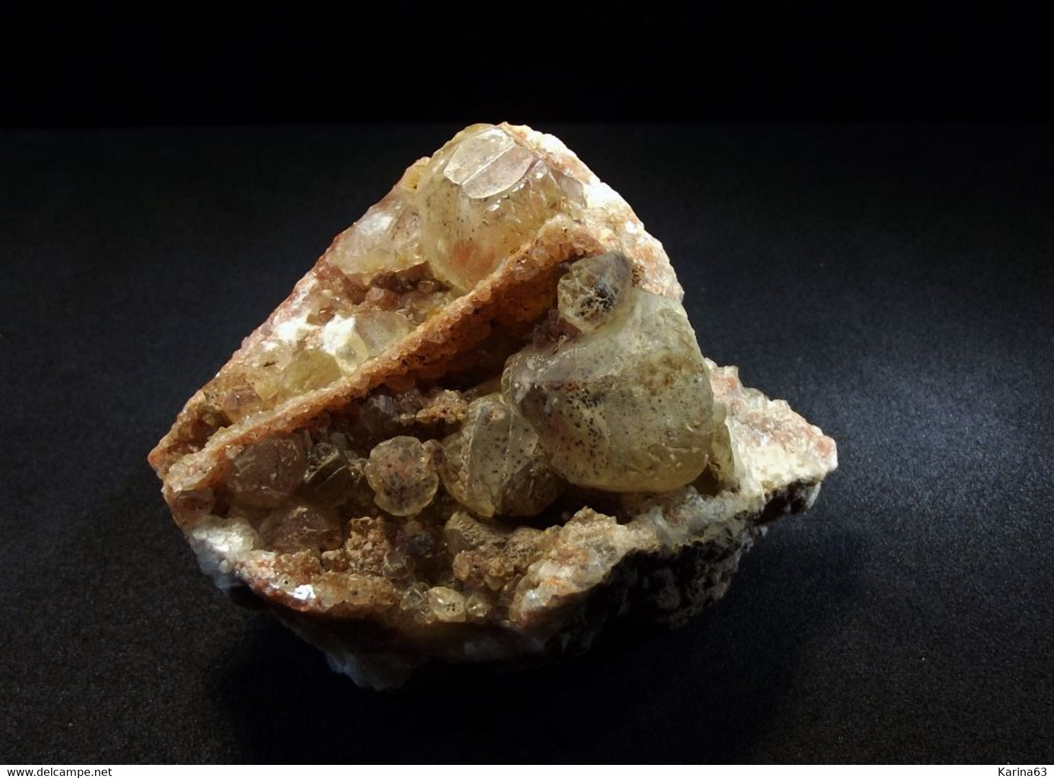 Calcite With Inclusions Matrix ( 6 X 5 X 3 Cm ) La Sambre Quarry - Landelies -  Hainut- Belgium - Minéraux