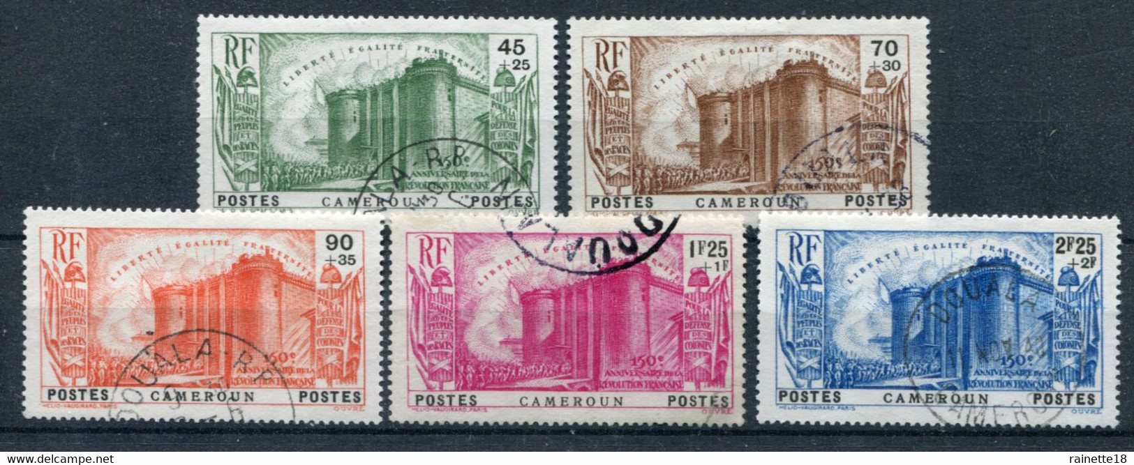Cameroun   Anniversaire De La Révolution  192/196 Oblitérés - Used Stamps