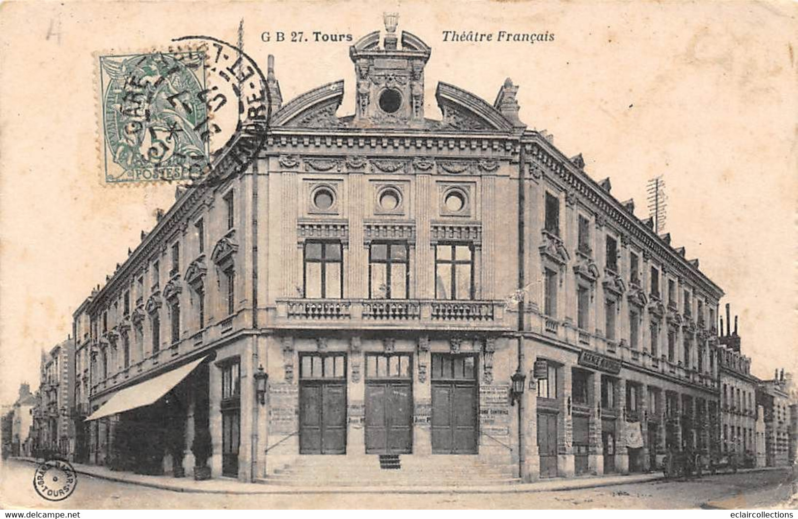 Tours       37        Edifices.. Le Théâtre Français  N° GB 27   (voir Scan) - Tours