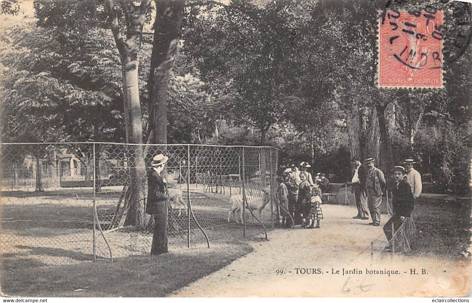 Tours       37       Divers.  Le Jardin Botanique   N° HB 99    (voir Scan) - Tours