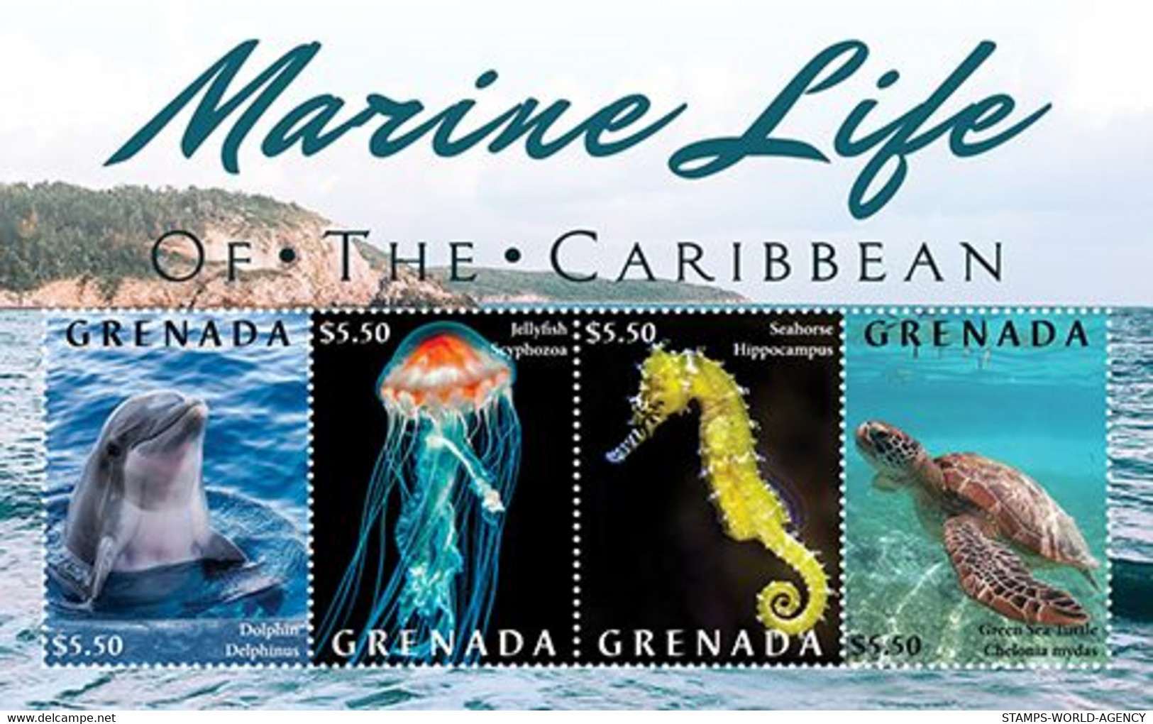 2021/06 - GRENADA - MARINE LIFE                    4V      MNH** - Sonstige & Ohne Zuordnung