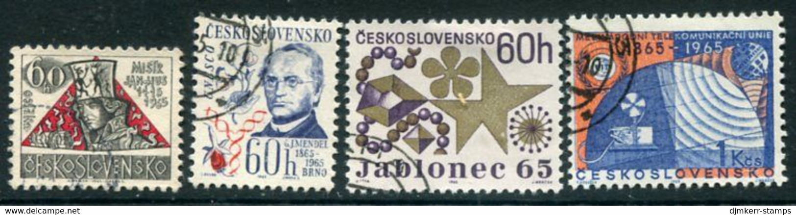 CZECHOSLOVAKIA 1965 Anniversaries And Events I Used...  Michel 1556-59 - Gebraucht