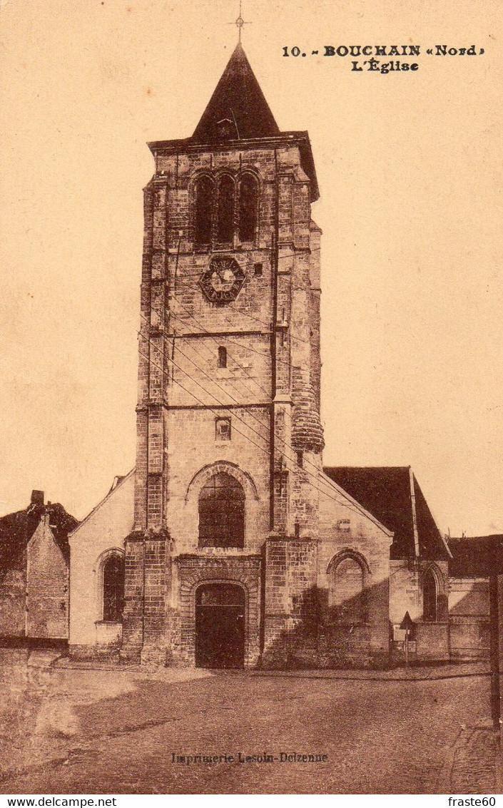 Bouchain " Nord " - L ' église - Bouchain