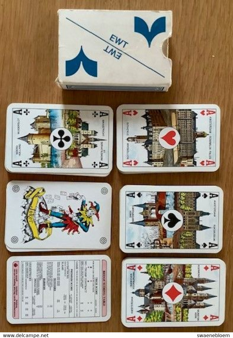 NL. 54 SPEELKAARTEN EWT. Set Playing Cards. Spielkartenbsatz. Jeu De Cartes A Jouer. Gebruikt. - 54 Cartes
