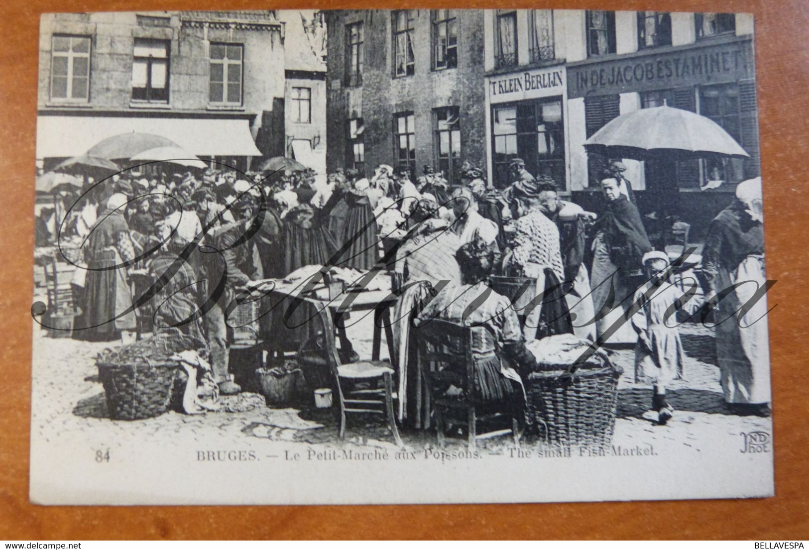 Brugge Klein Vismarkt Marche Aux Poissons Fisch Market - Mercati