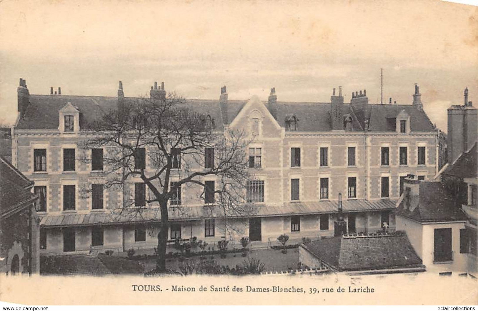 Tours       37        Santé. Maison De Santé Des Dames Blanches . Le Bâtiment  -  1  -    (voir Scan) - Tours