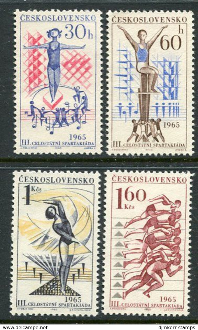CZECHOSLOVAKIA 1965 National Spartakiad MNH / **..  Michel 1538-41 - Unused Stamps