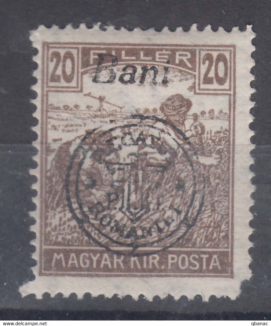 Romania Overprint On Hungary Stamps Occupation Transylvania 1919 Mi#33 II Mint Never Hinged - Transsylvanië