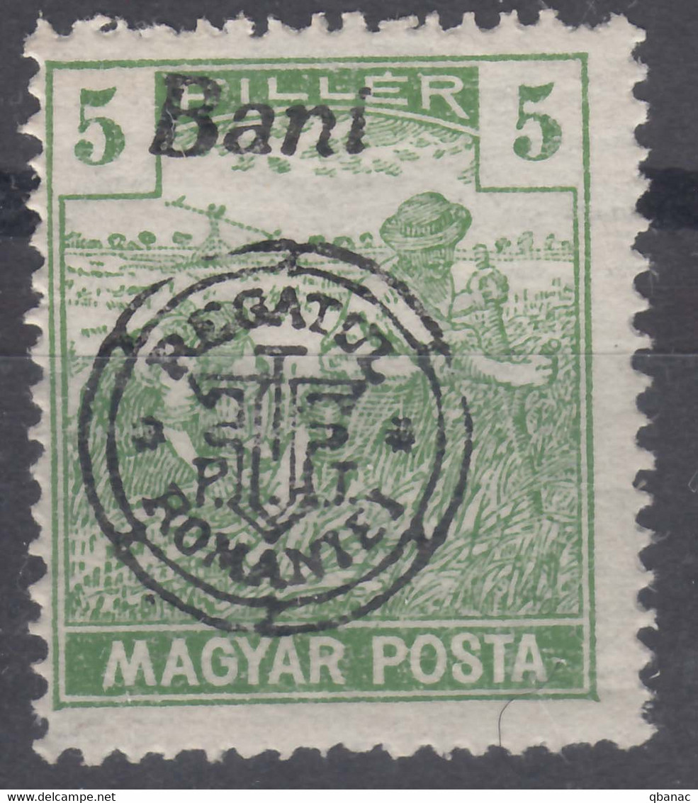 Romania Overprint On Hungary Stamps Occupation Transylvania MAGYAR POSTA 1919 Mi#65 Mint Never Hinged - Transilvania