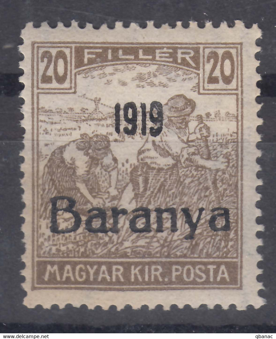 Hungary Baranya 1919 Mi#23 Mint Never Hinged - Baranya