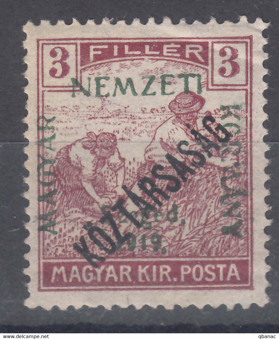 Hungary Szegedin Szeged 1919 Mi#27 Mint Never Hinged - Szeged