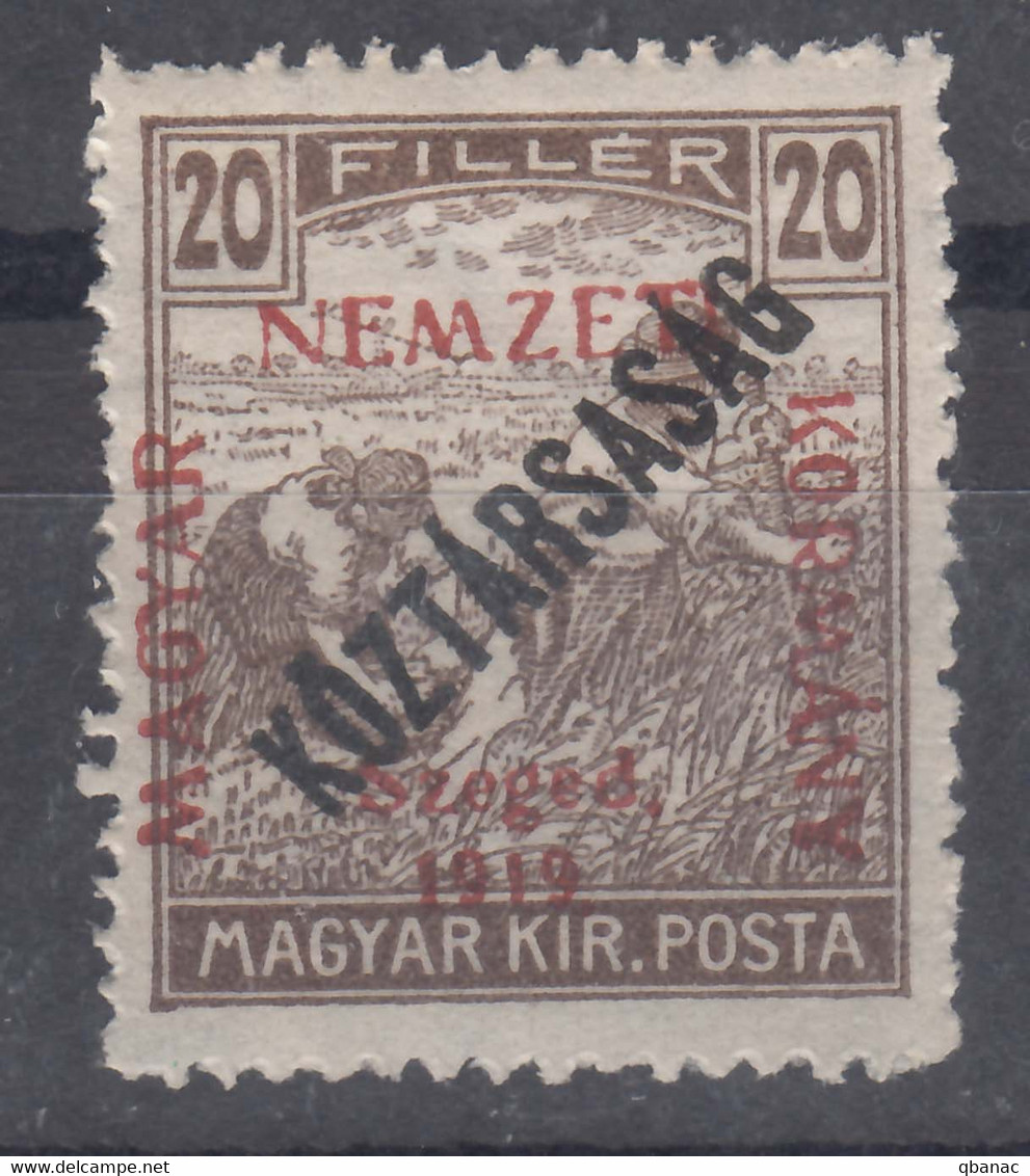 Hungary Szegedin Szeged 1919 Mi#33 Mint Never Hinged - Szeged