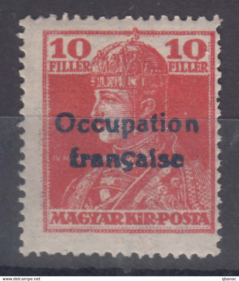 France Occupation Hungary Arad 1919 Yvert#23 Mi#26 Mint Never Hinged - Ungebraucht