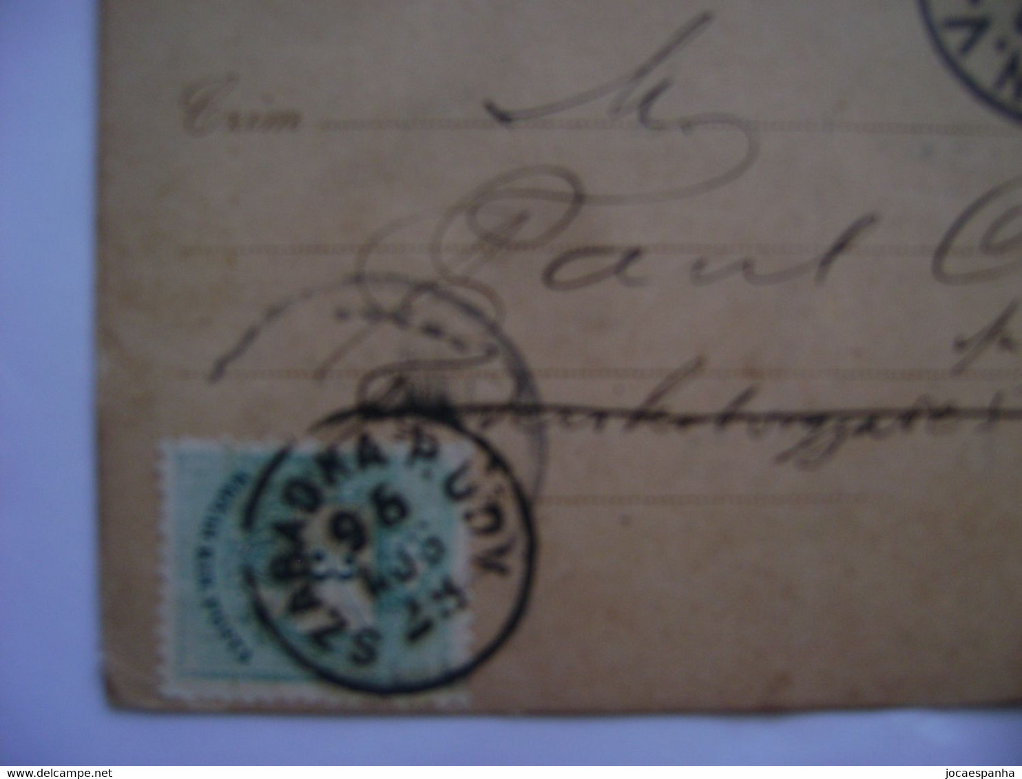 HUNGARY - ENTIRE POSTAL SENT SZABADKAP.UDV TO DENMARK WITH PERFIN IN 1895 IN THE STATE - Ganzsachen