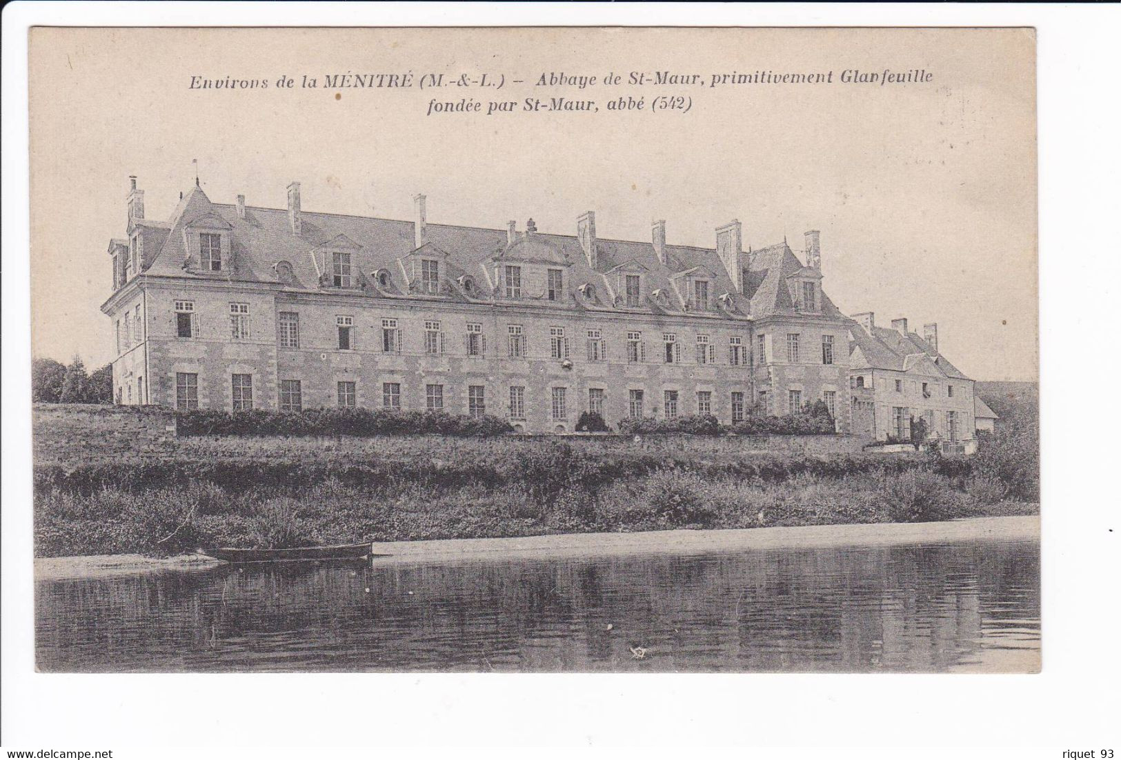 Lot 4 Cp - Environs De MENITRE - LE THOUEIL - St-MAUR-de-GLANFEUIL - Abbaye. Diverses Vues - Andere & Zonder Classificatie