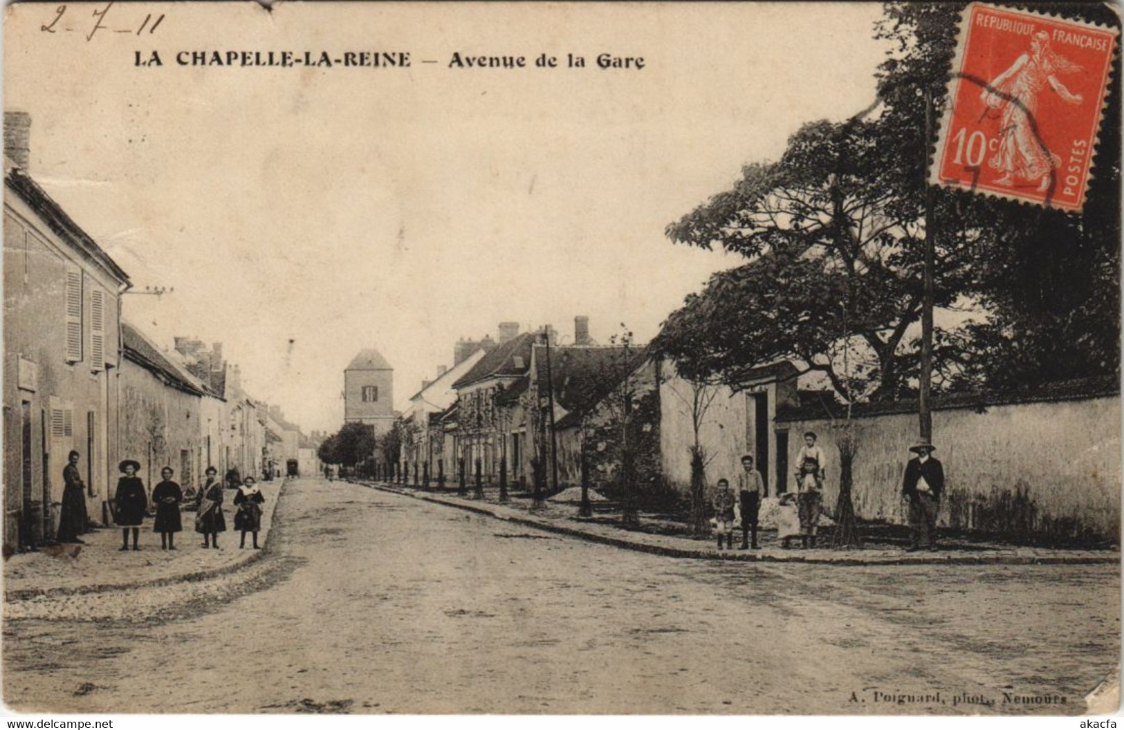 CPA LA CHAPELLE-la-REINE Avenue De La Gare (19583) - La Chapelle La Reine