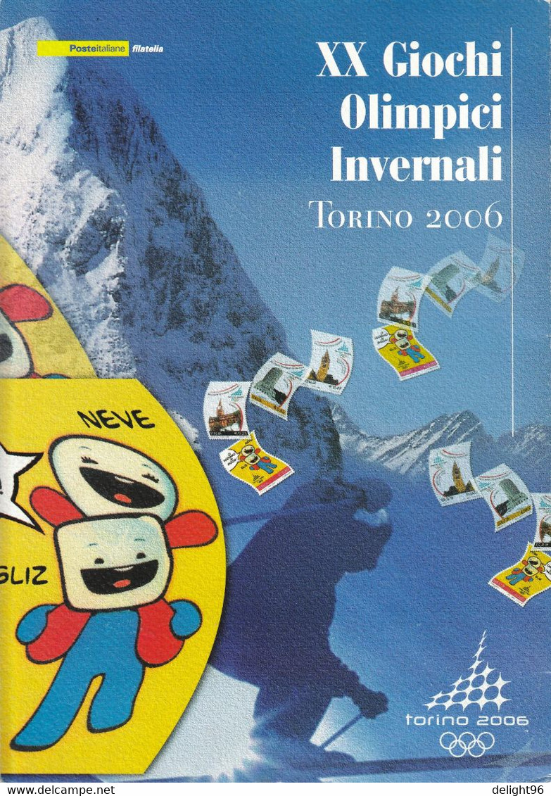 2005 Italy Winter Olympic Games In Torino Commemorative Presentation Folder - Winter 2006: Turin