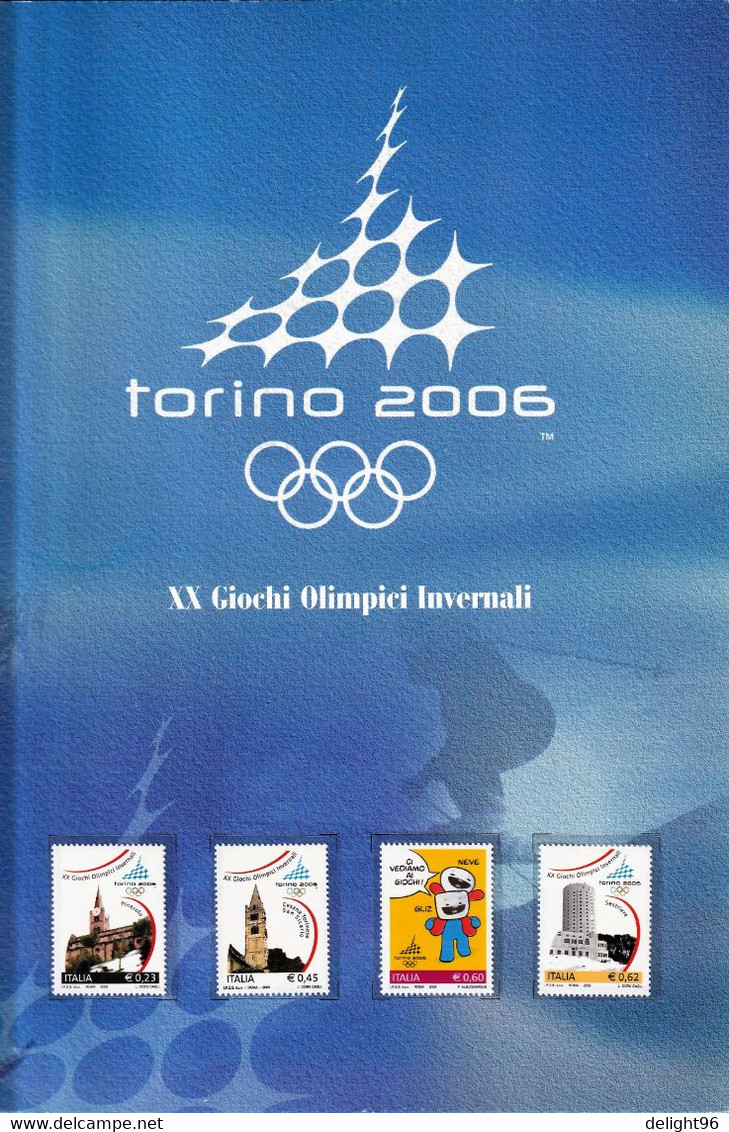 2005 Italy Winter Olympic Games In Torino Commemorative Presentation Folder - Winter 2006: Torino