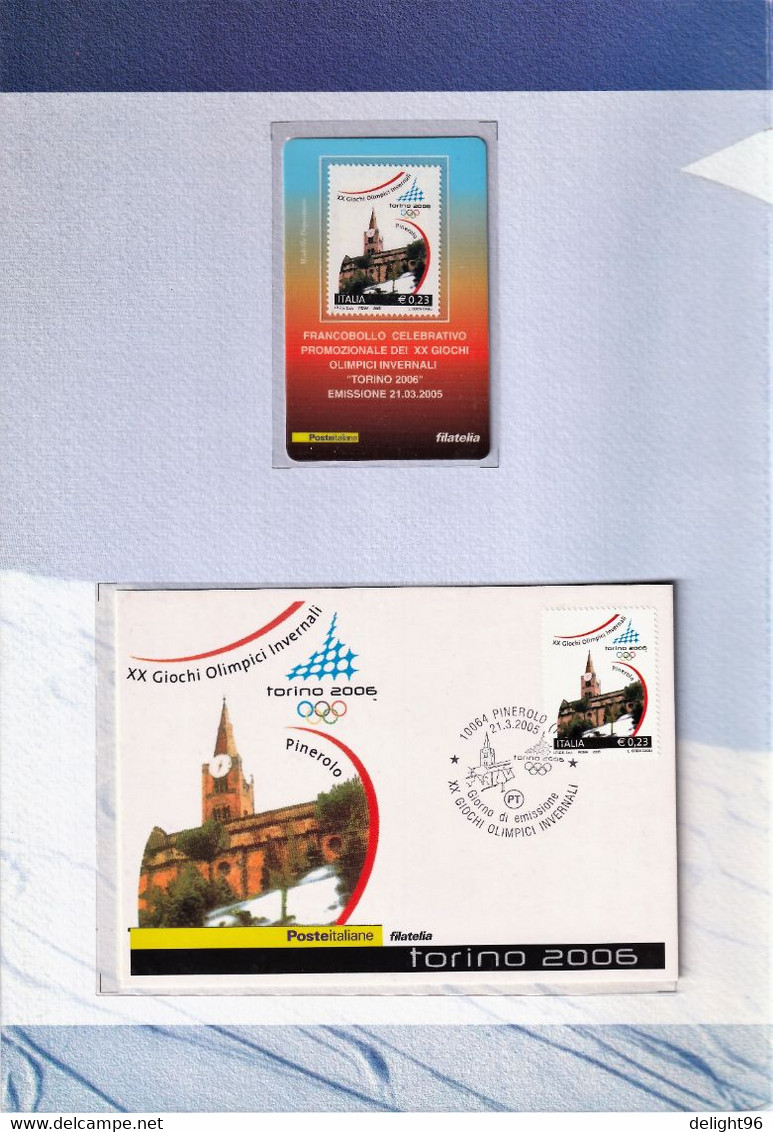 2005 Italy Winter Olympic Games In Torino Commemorative Presentation Folder - Winter 2006: Turin