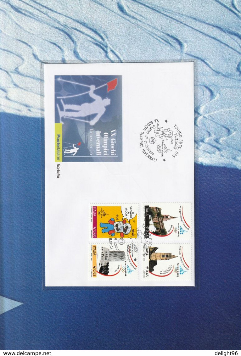 2005 Italy Winter Olympic Games in Torino Commemorative Presentation Folder