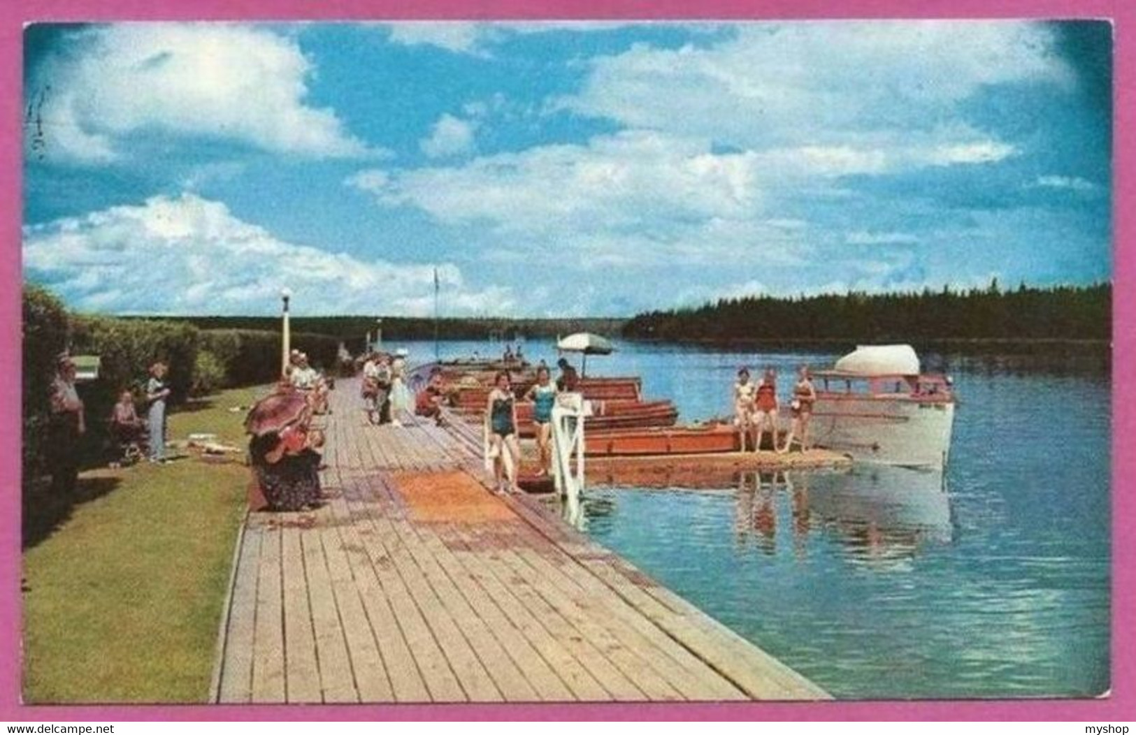 CANADA 002,  * MANITOBA * THE DOCK At CLEAR LAKE * WASAGAMING, RIDING MOUNTAIN * SENT - Altri & Non Classificati