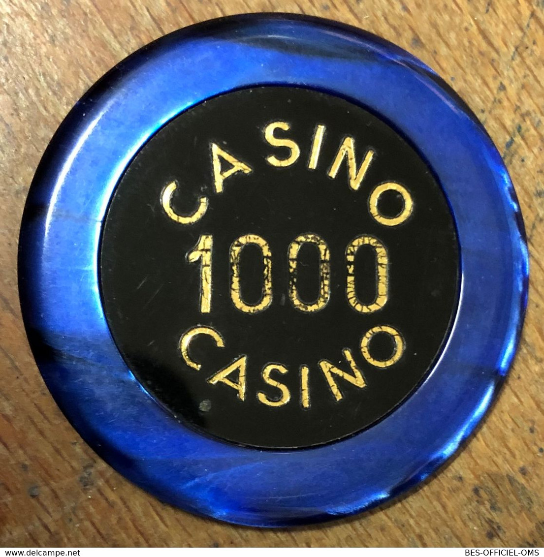 75 PARIS CASINO JETON DE 1000 FRANCS CHIP TOKENS COINS GAMING - Casino