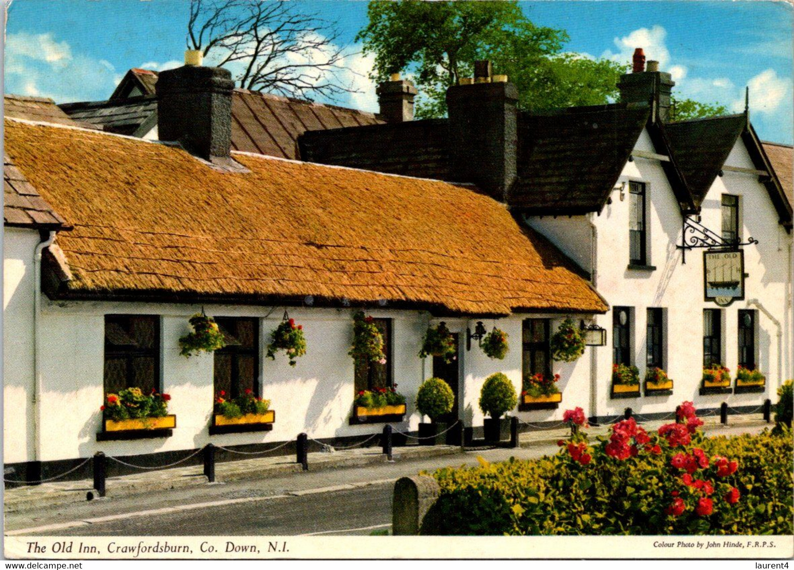 (1 B 24) UK Posted To Australia - Crawfordsburn Old Inn - Down