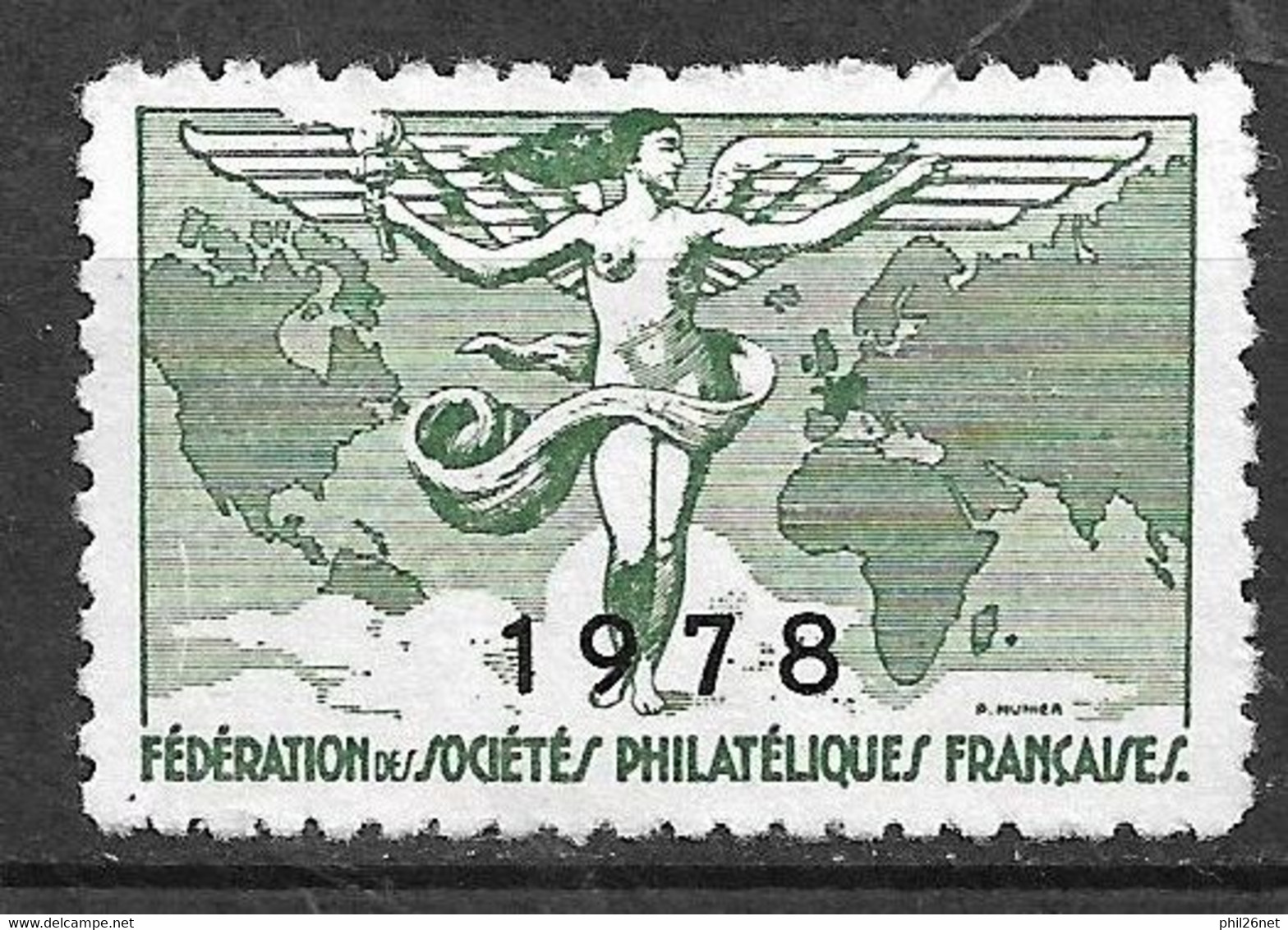 France Vignette Cotisation Fédération Des Sociétés Philatéliques  1978 Neuf (* ) B/TB  - Nuovi