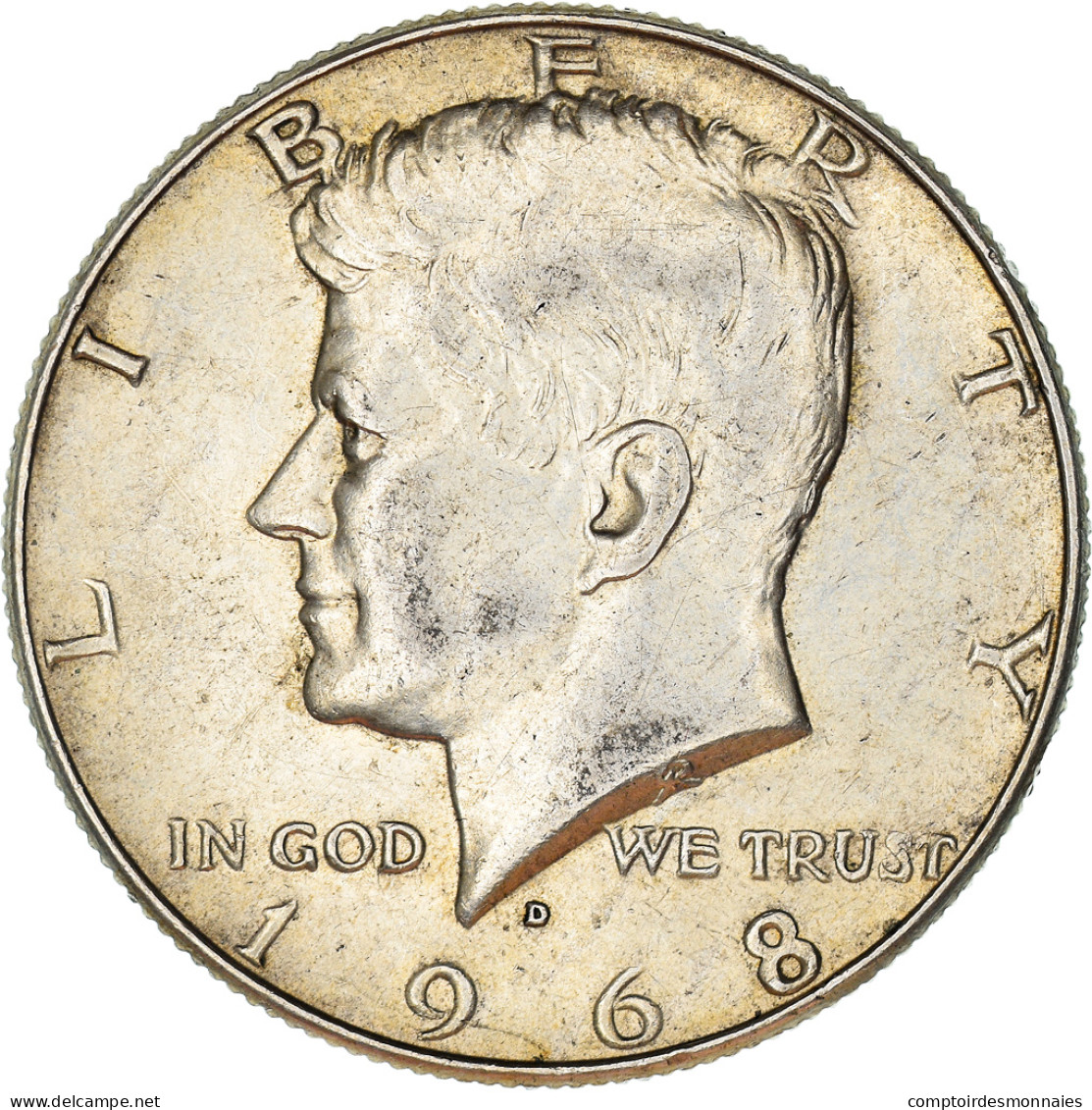 Monnaie, États-Unis, Kennedy Half Dollar, Half Dollar, 1968, U.S. Mint, Denver - 1964-…: Kennedy