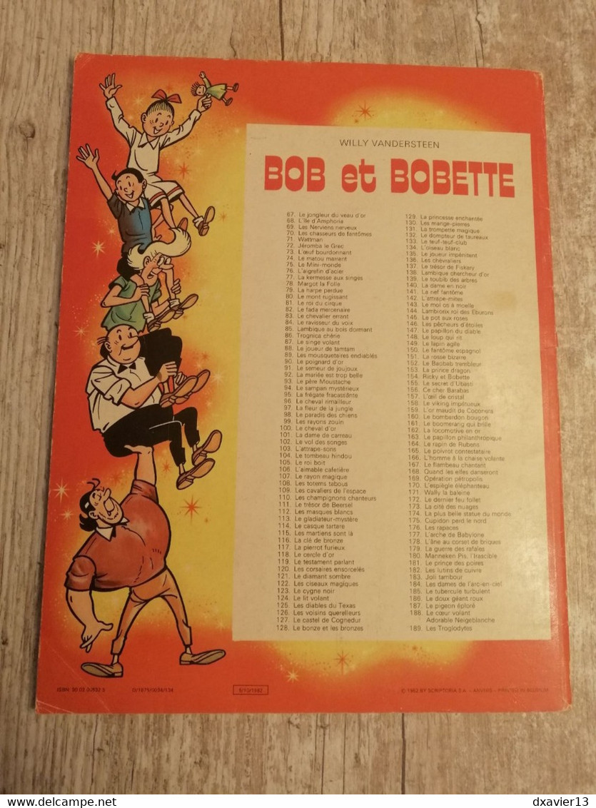 Bande Dessinée - Bob Et Bobette 155 - Le Secret D'Ubasti (1982) - Bob Et Bobette