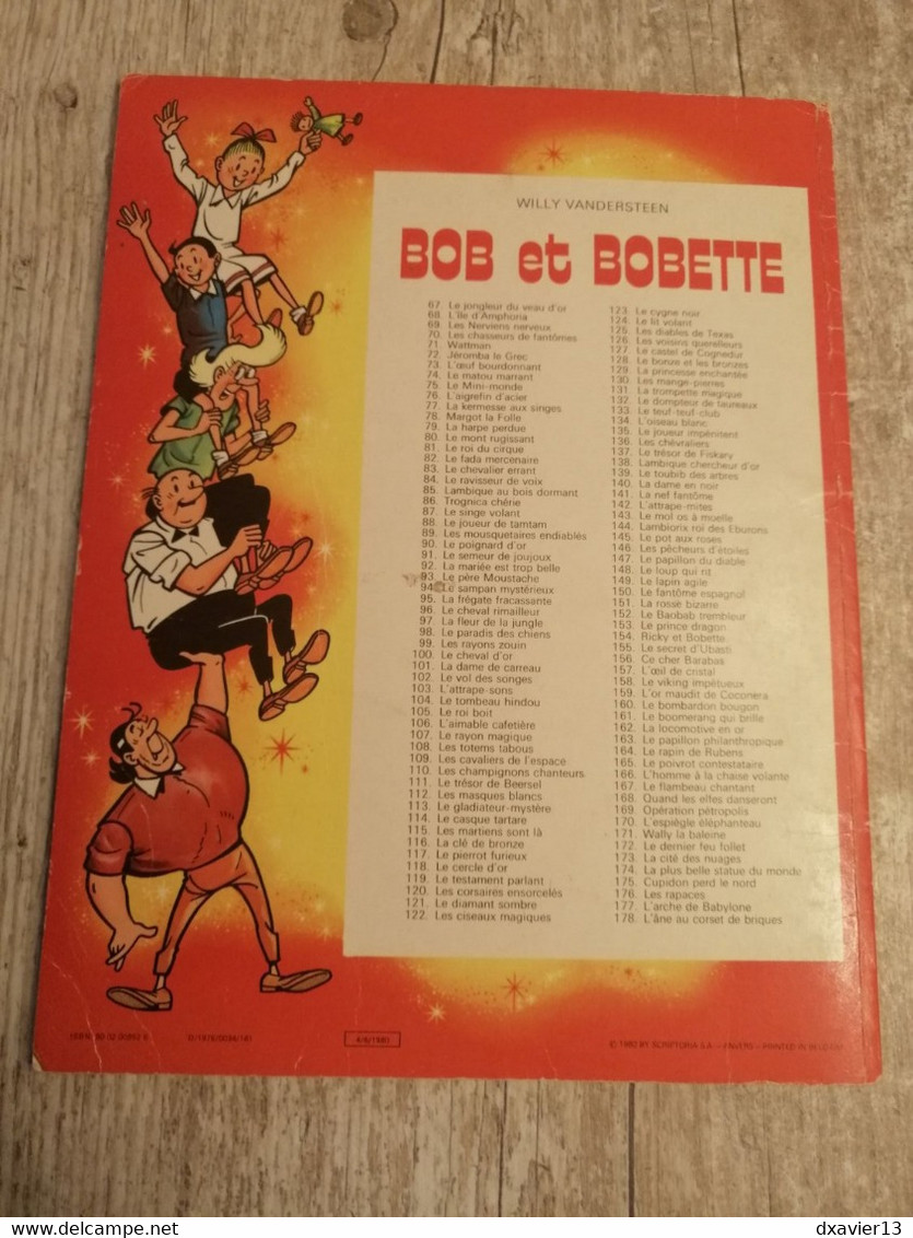 Bande Dessinée - Bob Et Bobette 161 - Le Boomerang Qui Brille (1980) - Bob Et Bobette