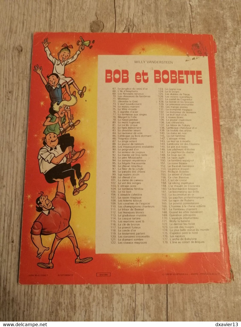 Bande Dessinée - Bob Et Bobette 163 - Le Papillon Philanthropique (1980) - Bob Et Bobette