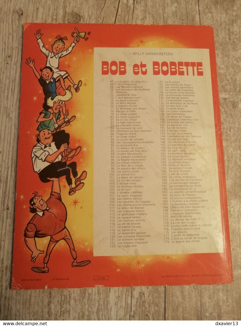 Bande Dessinée - Bob Et Bobette 179 - La Guerre Des Rafales (1980) - Bob Et Bobette