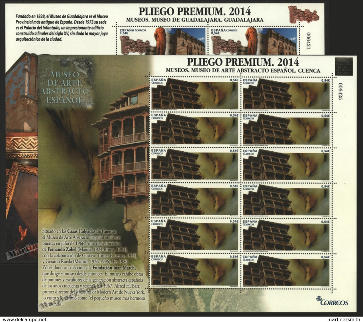 Espagne - Spain - España - Premium Sheet 2014 - Yvert 4577-78, Rural Architecture - MNH - Fogli Completi