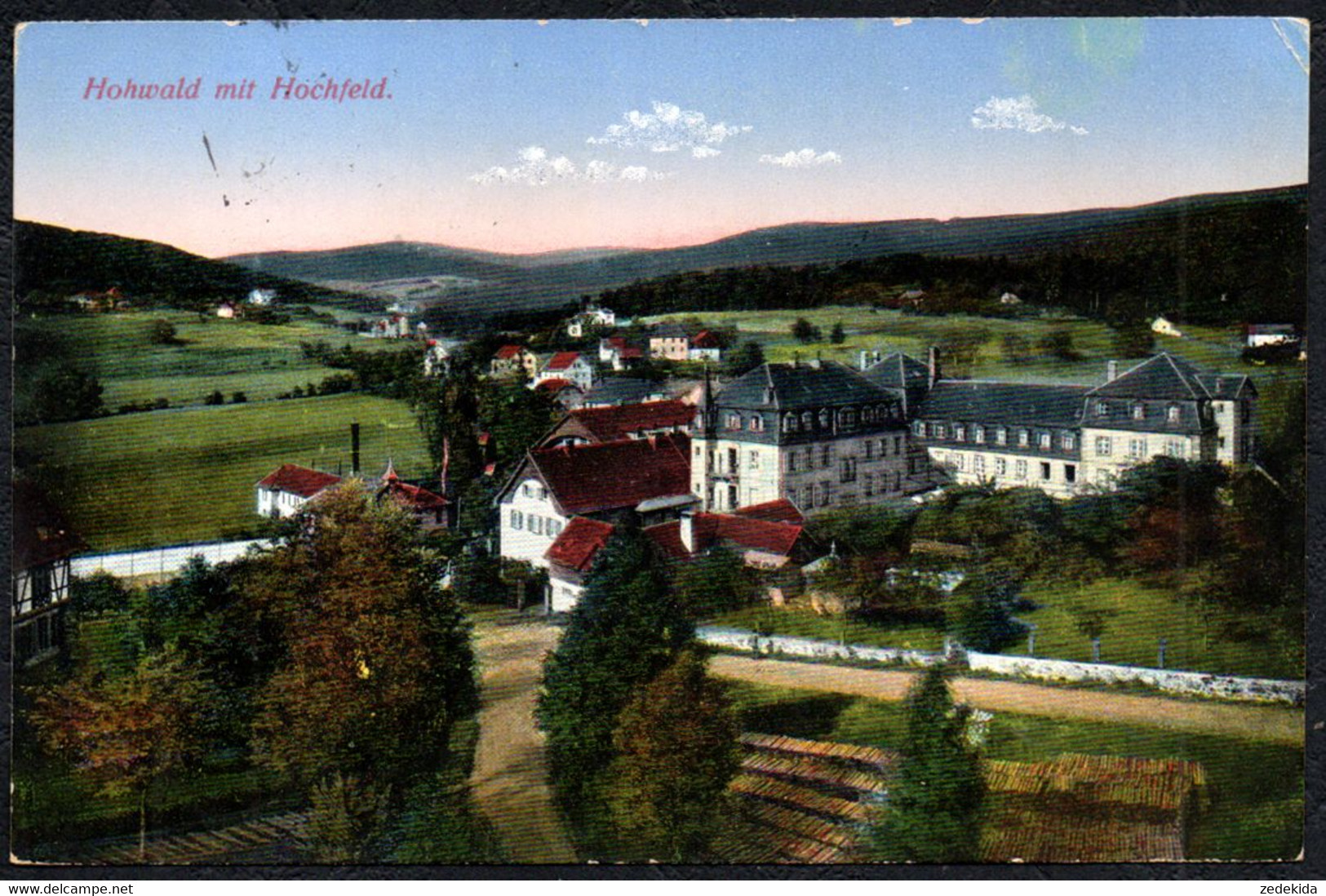 F4590 - Hochwald Hochfelden Elsass - Feldpost 1. WK WW Inf. Reg 40 - Hochfelden