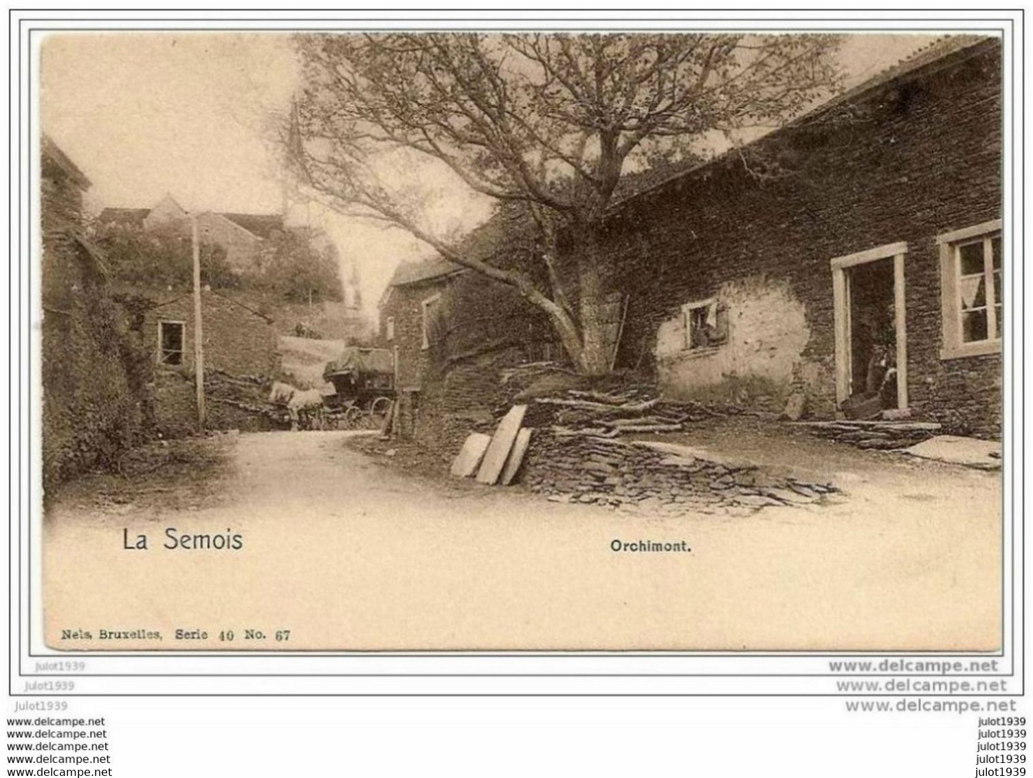 GEDINNE ..-- VRESSE ..-- ORCHIMONT ..--  Nels 40 , N° 67 .    MALLE - POSTE . - Gedinne