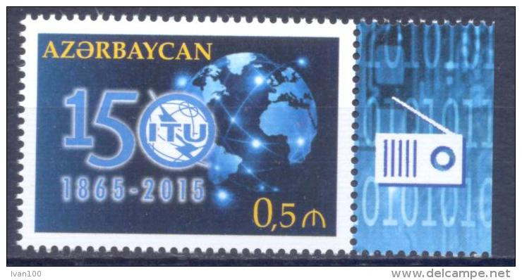 2015. Azerbaijan, 150y Of ITU, 1v, Mint/** - Azerbaïdjan