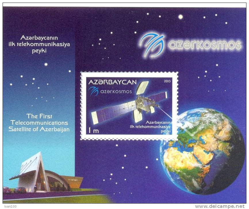 2013. The First Satellite Of Azerbaijan, S/s, Mint/** - Asien
