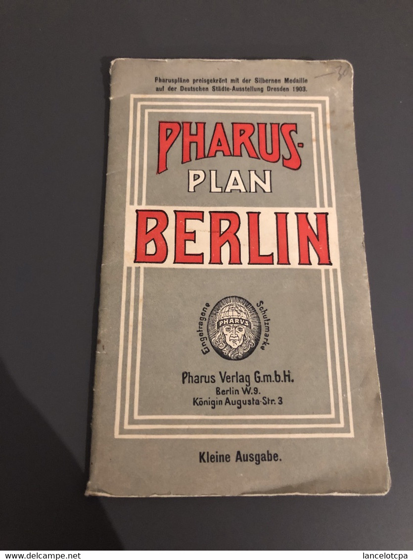 PLAN De La VILLE De BERLIN En 1903 - Other Plans