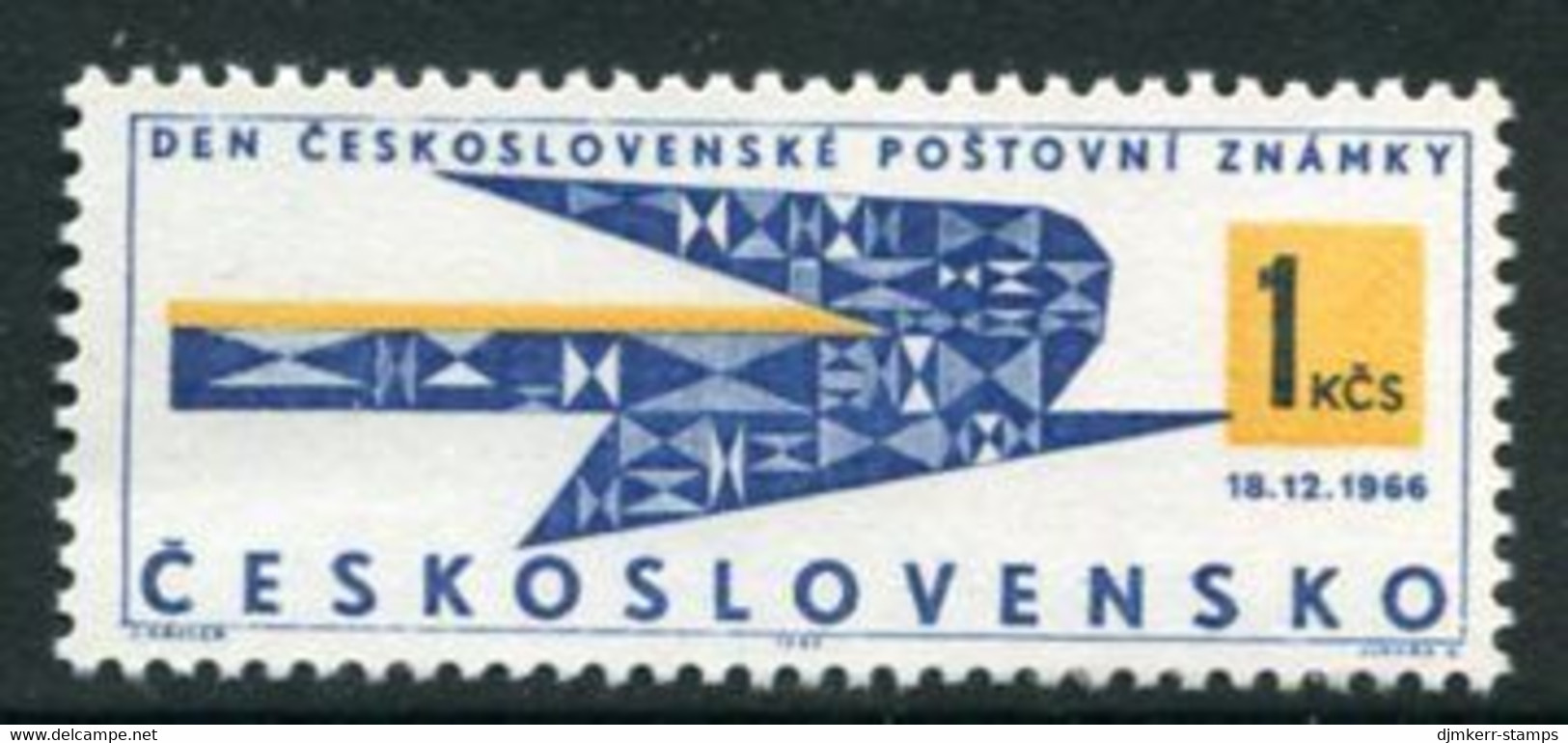 CZECHOSLOVAKIA 1966 Stamp Day MNH / **..  Michel 1673 - Nuevos