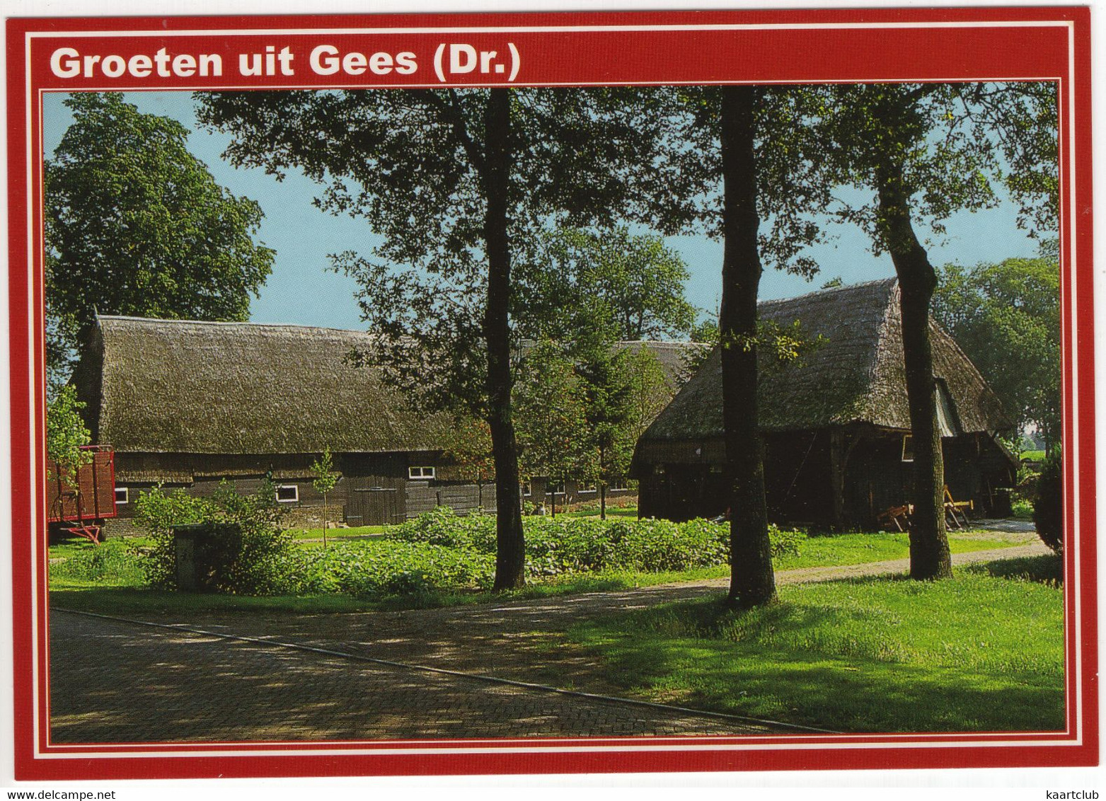 Groeten Uit Gees - (Drenthe, Nederland / Holland) - Rieten Daken, Boerderij - Coevorden