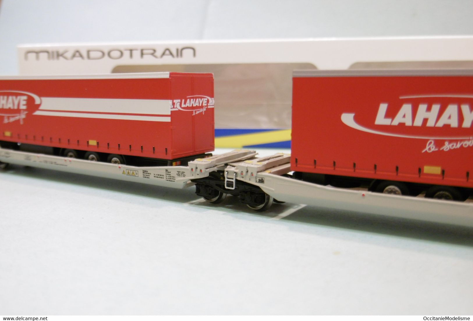 REE Mikadotrain - Wagons Kangourou Sdggmrs AEE Hupac LAHAYE SNCF Réf. NW-186 Neuf NBO N 1/160 - Goods Waggons (wagons)