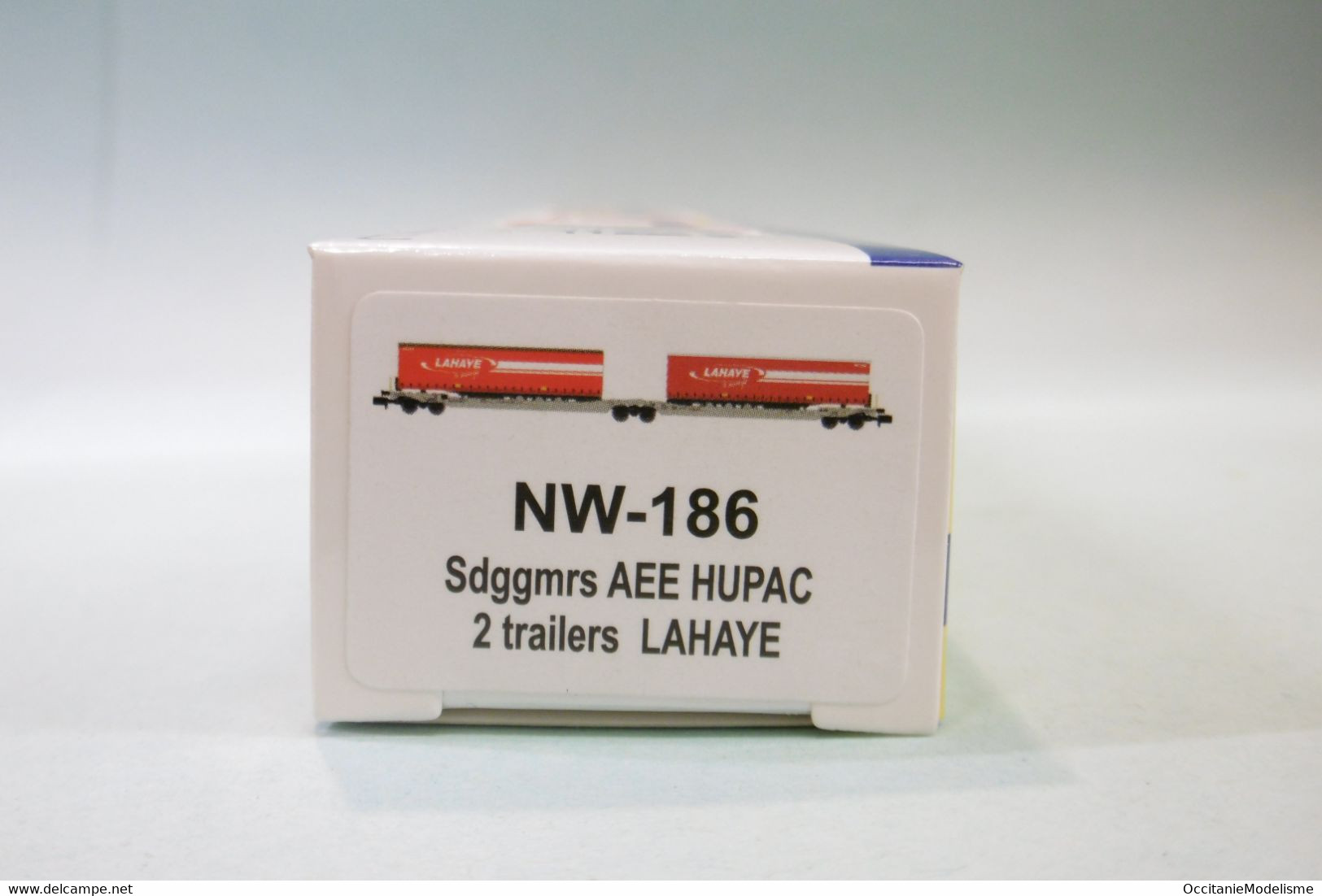 REE Mikadotrain - Wagons Kangourou Sdggmrs AEE Hupac LAHAYE SNCF Réf. NW-186 Neuf NBO N 1/160 - Goods Waggons (wagons)