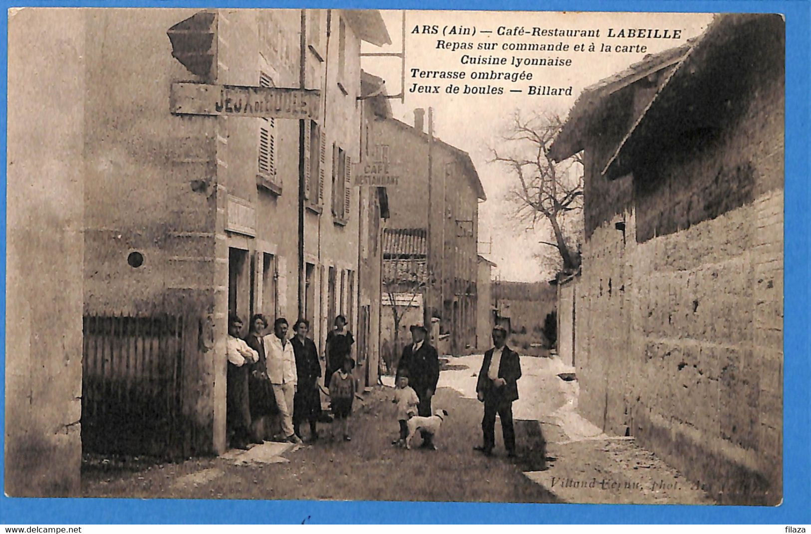 01 - Ain -  Ars - Cafe Restaurant Labeille    (N6515) - Ars-sur-Formans