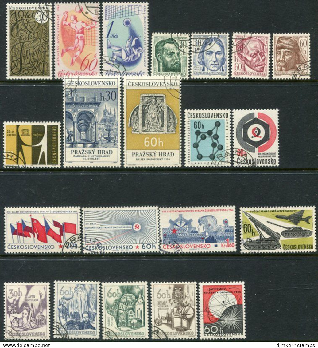CZECHOSLOVAKIA 1966 Eleven Complete Issues, Used. - Usados