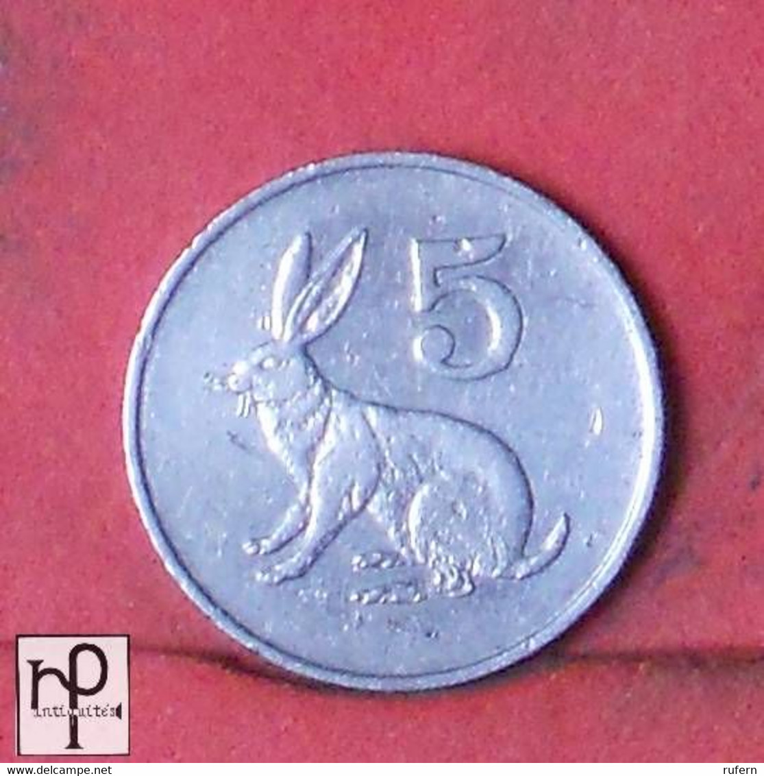 ZIMBABWE 5 CENTS 1990 -    KM# 2 - (Nº45765) - Zimbabwe