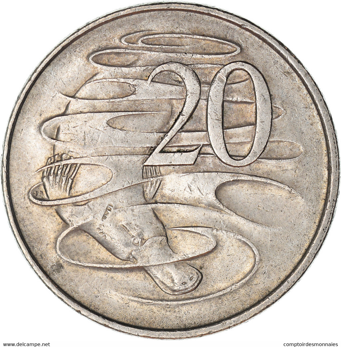 Monnaie, Australie, Elizabeth II, 20 Cents, 1981, Melbourne, TTB, Cupro-nickel - 20 Cents