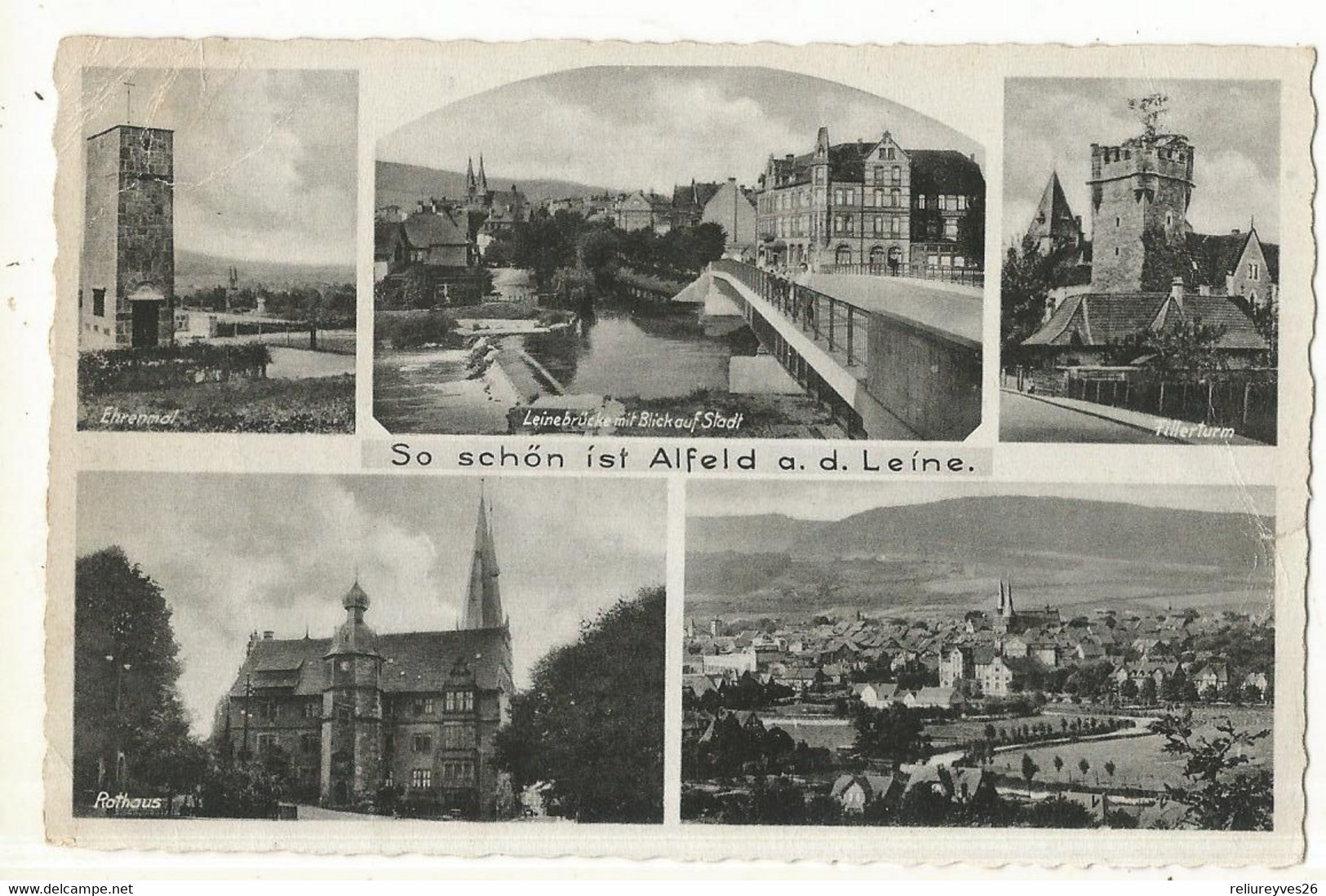 CPA, Allemagne , N°16307, So Schôn Ist Alfeld A.d. Leine , Multi-Vues -Ed. K.H. 1907 - Alfeld