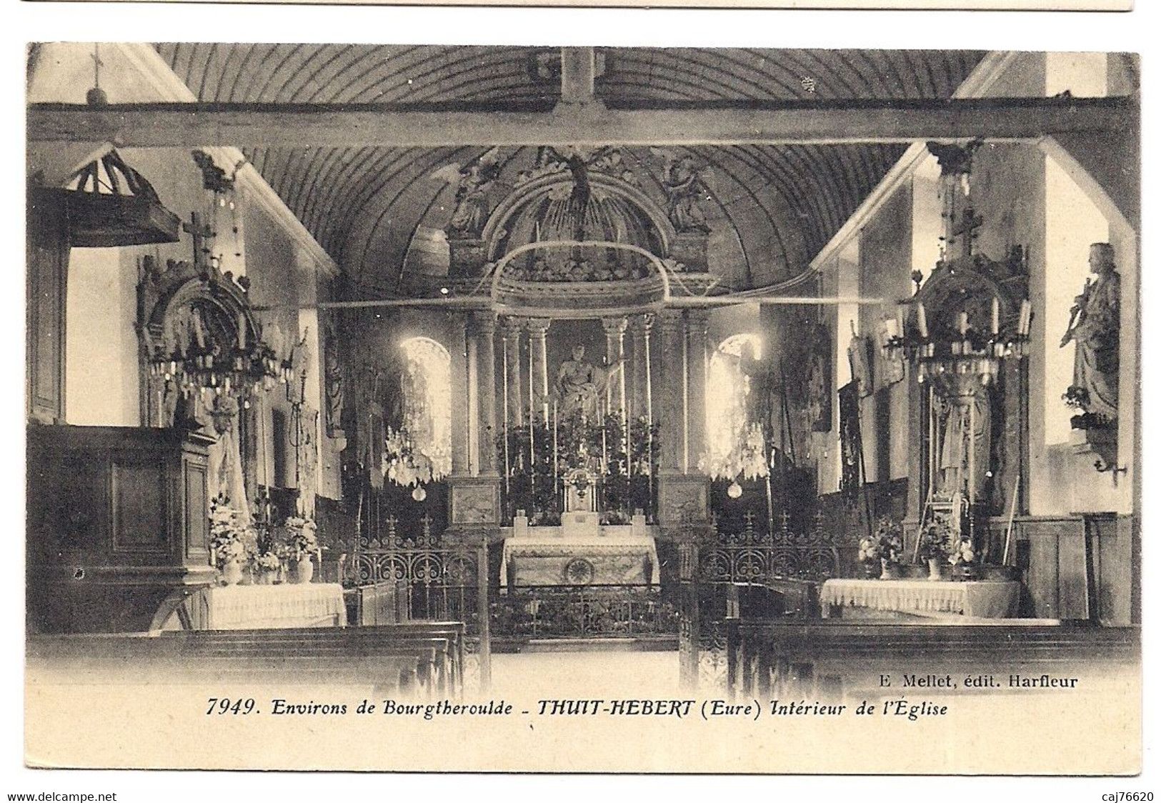 Environs De Bourgtheroulde , Thuit-hebert ,intérieur De L'église - Bourgtheroulde