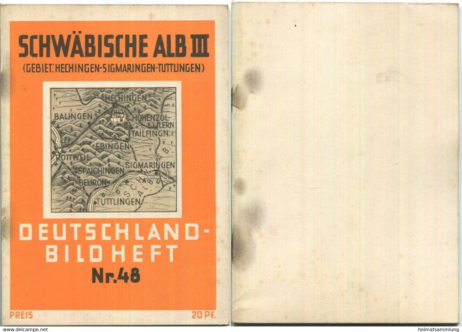 Nr. 48 Deutschland-Bildheft - Schwäbische Alb III (Gebiet: Hechingen - Sigmaringen - Tuttlingen) - Sonstige & Ohne Zuordnung